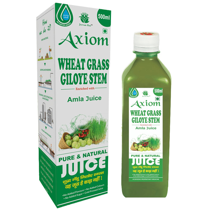 Axiom Wheat Grass Giloye Stem Juice No Added Sugar - Classic Derma