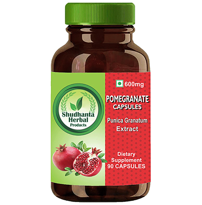 Shudhanta Herbal Pomegranate 600mg Capsule - Classic Derma