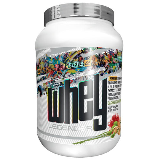 Absolute Nutrition Legender Whey Protein Powder Cashew Saffron Pistachio - Classic Derma