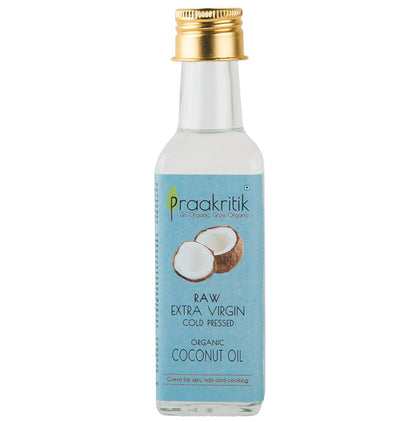 Praakritik Raw Extra Virgin Cold Pressed Organic Coconut Oil - Classic Derma