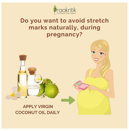 Praakritik Raw Extra Virgin Cold Pressed Organic Coconut Oil