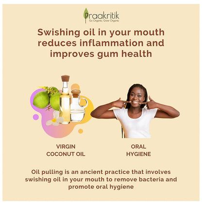 Praakritik Raw Extra Virgin Cold Pressed Organic Coconut Oil