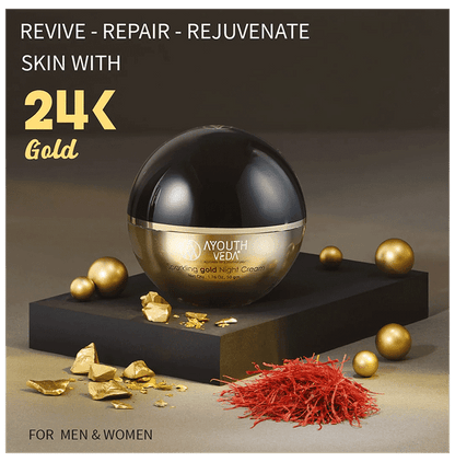 Ayouthveda Sparkling Gold Night Cream