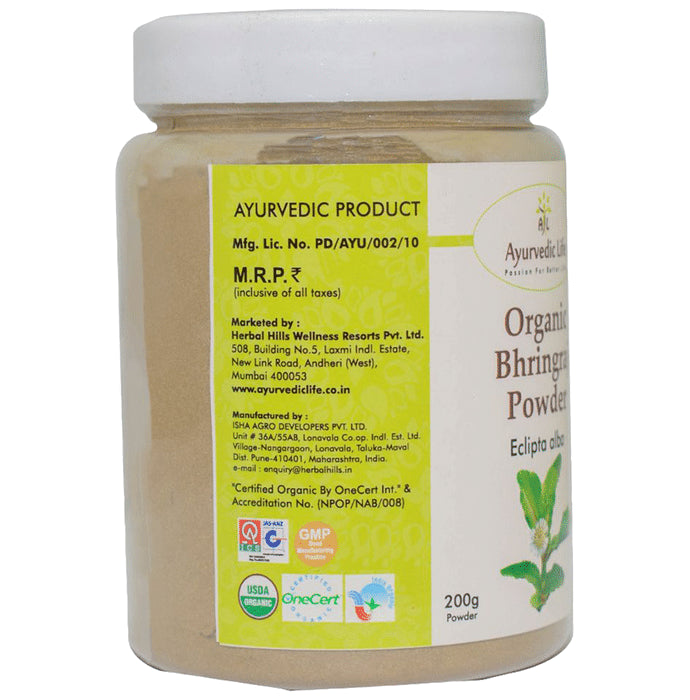 Ayurvedic Life Organic Bhringraj Eclipta Alba Powder