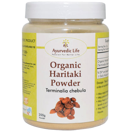 Ayurvedic Life Organic Haritaki Terminalia Chebula Powder - Classic Derma
