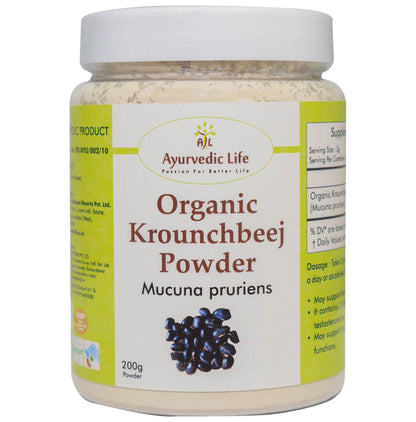 Ayurvedic Life Organic Krounchbeej Mucuna Pruriens Powder - Classic Derma
