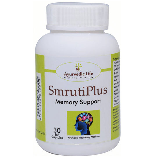 Ayurvedic Life Smrutiplus Memory Support Capsule - Classic Derma
