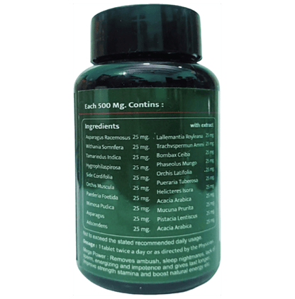 Ayurvediq Better Life Mega Power Tablet for Men’s Health Supp strength Booster Stamina and Vitality