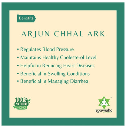 Ayurvedix Arjun Chhal Ark (Terminalia Arjuna)