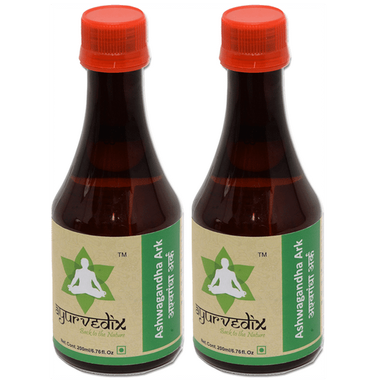 Ayurvedix Ashwagandha Ark(200ml Each) - Classic Derma