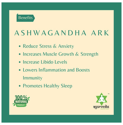 Ayurvedix Ashwagandha Ark(200ml Each)