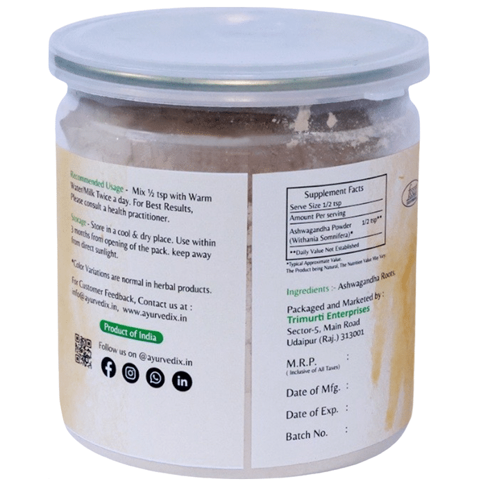 Ayurvedix Ashwagandha Powder