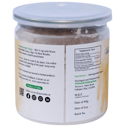 Ayurvedix Ashwagandha Powder