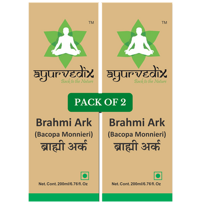 Ayurvedix Brahmi Ark (200ml Each) - Classic Derma