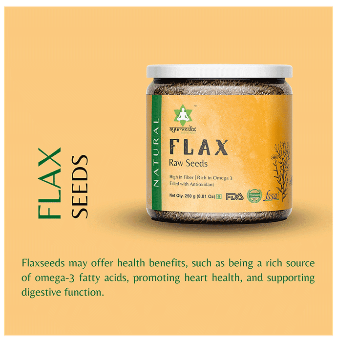 Ayurvedix Flax Raw Seeds