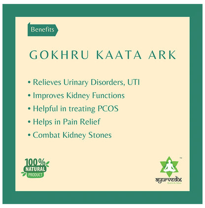 Ayurvedix Gokhru Kaata Ark (200ml Each)