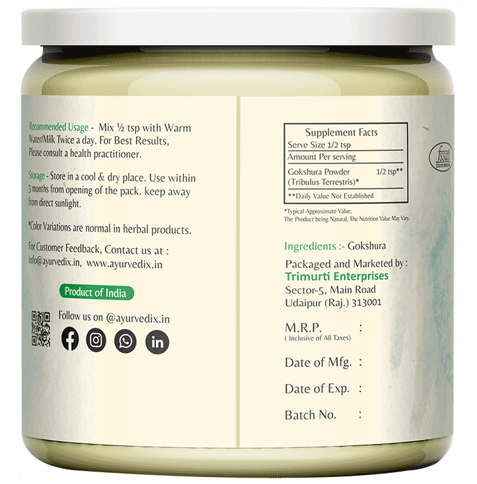 Ayurvedix Gokshura Powder