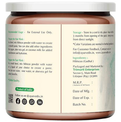 Ayurvedix Hibiscus Powder