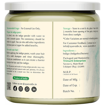 Ayurvedix Indigo Powder