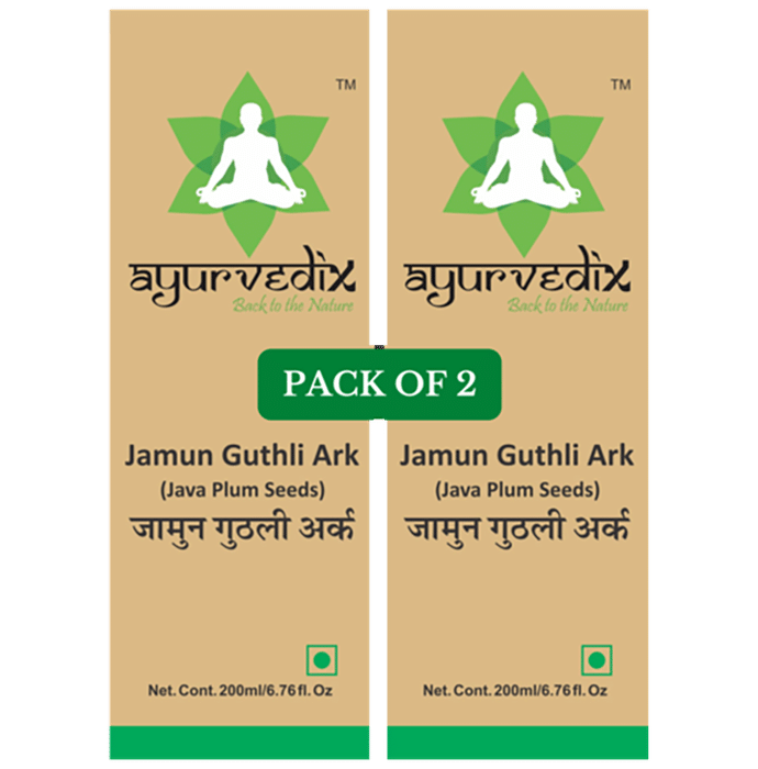 Ayurvedix Jamun Guthli Ark (200ml Each) - Classic Derma