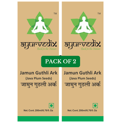 Ayurvedix Jamun Guthli Ark (200ml Each) - Classic Derma