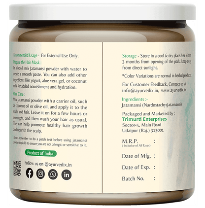 Ayurvedix JataMansi Powder