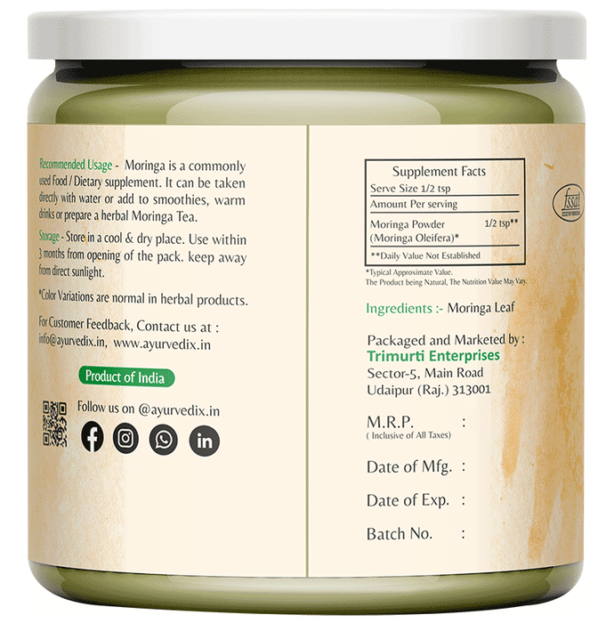 Ayurvedix Moringa Powder