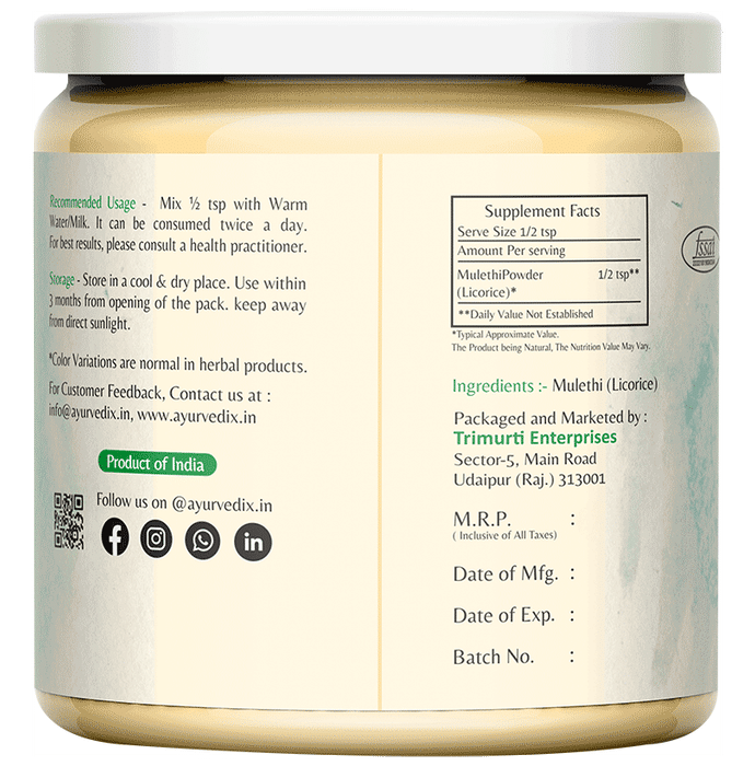Ayurvedix Mulethi Powder