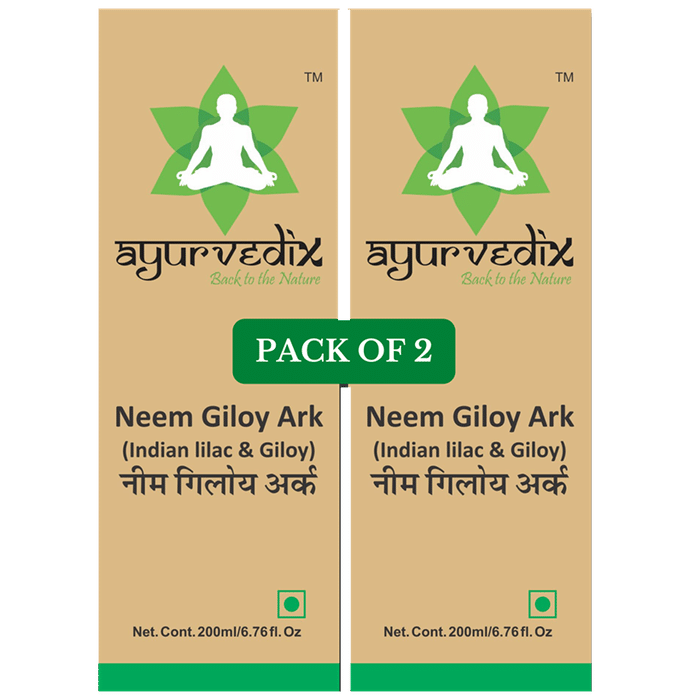 Ayurvedix Neem Giloy Ark (200ml Each) - Classic Derma