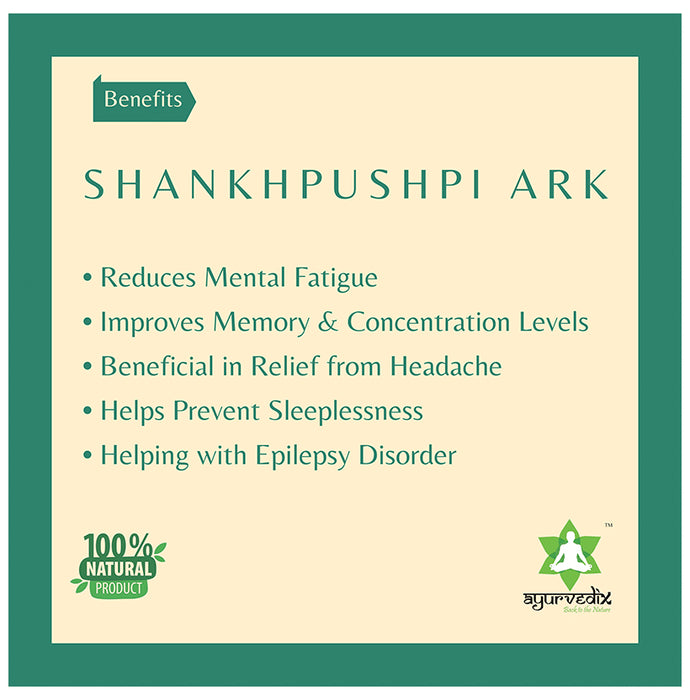 Ayurvedix Shankhpushpi Ark (Morning Glory)