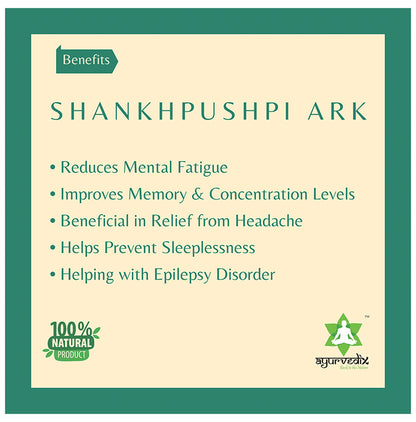 Ayurvedix Shankhpushpi Ark (Morning Glory)
