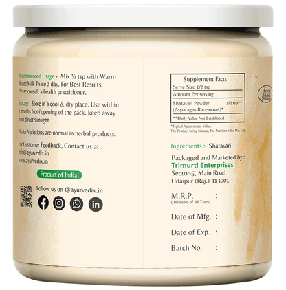 Ayurvedix Shatavari Powder