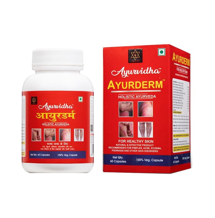 Ayurvidha Ayurderm Capsule (60 Each) - Classic Derma