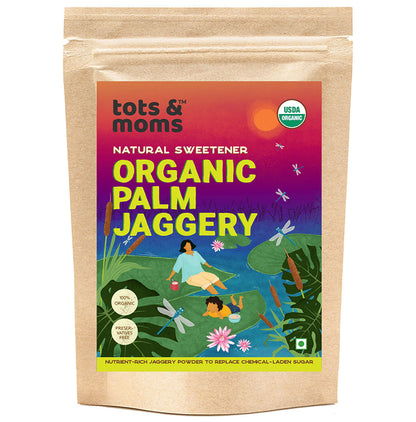Tots and Moms Natural Sweetener Organic Palm Jaggery - Classic Derma