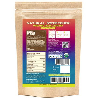 Tots and Moms Natural Sweetener Organic Palm Jaggery
