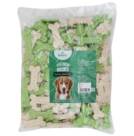 Basil Vegetarian Biscuit (900gm Each) Pack - Classic Derma