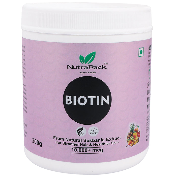 NutraPack Biotin Powder for Hair & Skin Mix Fruit - Classic Derma