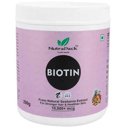 NutraPack Biotin Powder for Hair & Skin Mix Fruit - Classic Derma