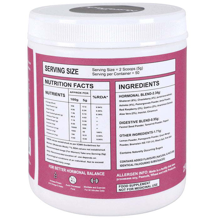 NutraPack Herbalance For PCOS (250gm Each) Powder Strawberry