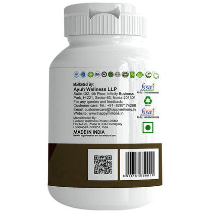 Happy Millions Arjuna Tablet | Cardio Protector & Healthy Heart |