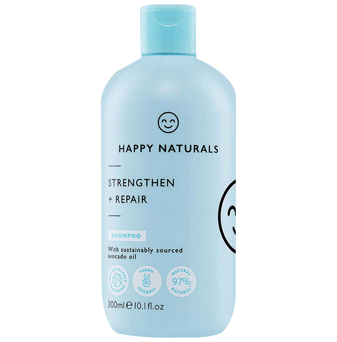 Happy Naturals Strengthen +Repair Shampoo - Classic Derma