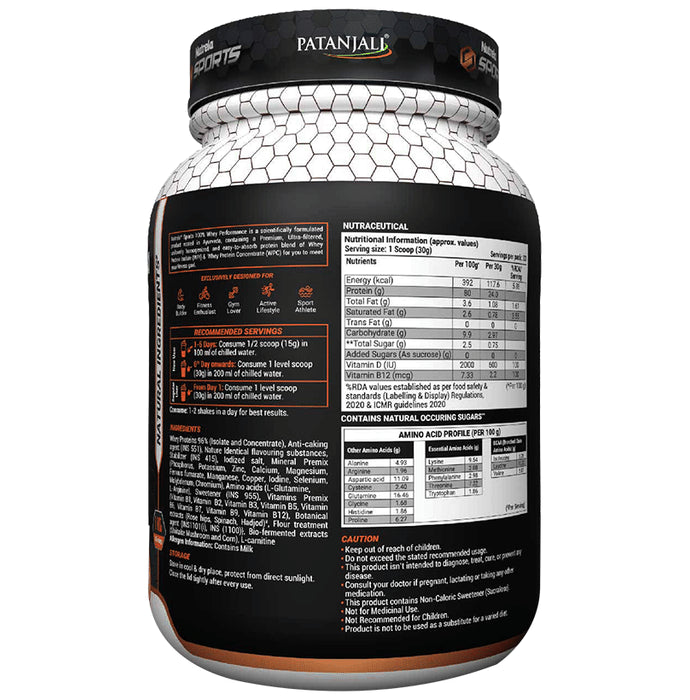 Nutrela Sports 100% Whey Performance Malai kulfi