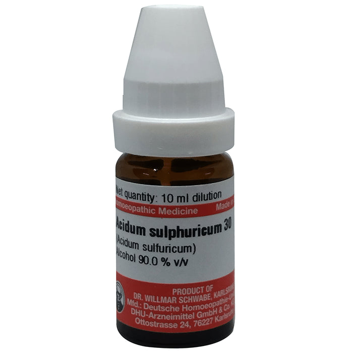 Dr Willmar Schwabe Germany Acidum Sulphuricum Dilution 30 - Classic Derma