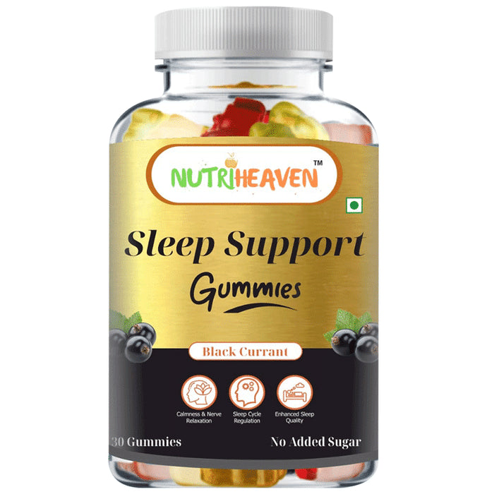 Nutri Heaven Sleep Support Gummies No Added Sugar Black Currant - Classic Derma