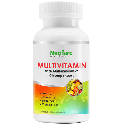 Nutriarc Wellness Multivitamin with Multiminerals & Ginseng Extract Tablet - Classic Derma