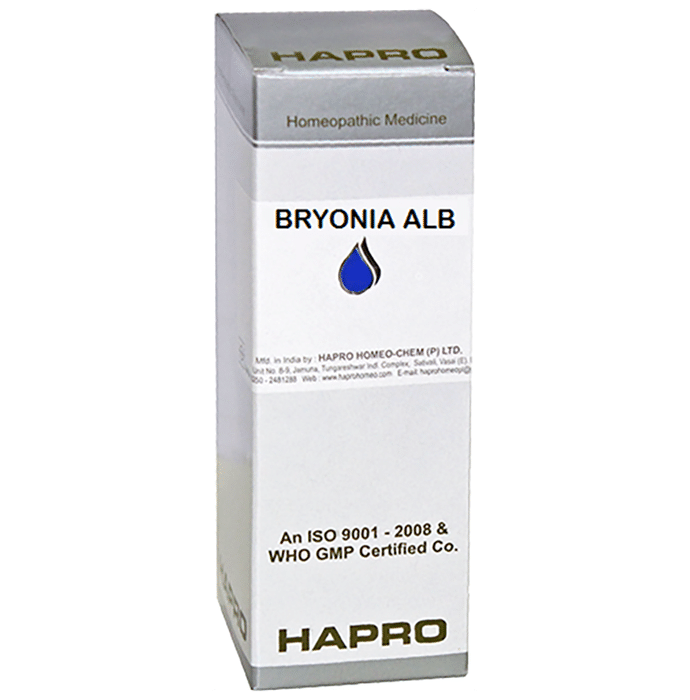 Hapro Bryonia Alb Dilution 30 - Classic Derma