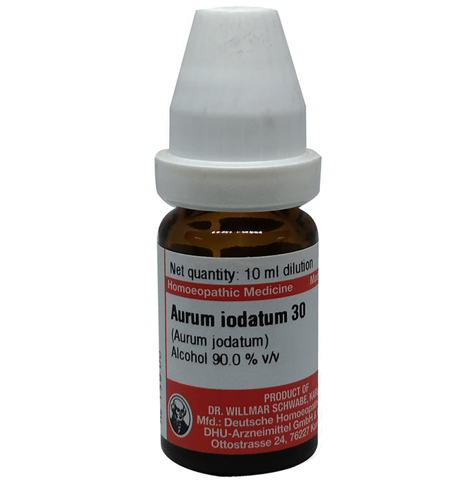 Dr Willmar Schwabe Germany Aurum Iodatum Dilution 30 - Classic Derma
