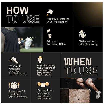 Ace Blend Intense 30g Vegan Plant Protein Powder with BCAA Kulfi