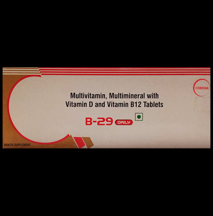 B 29 Daily Tablet - Classic Derma