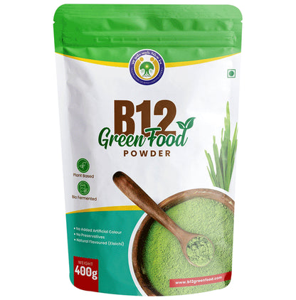 B12 Green Food B12 Green Food Powder (400gm Each) Elaichi - Classic Derma